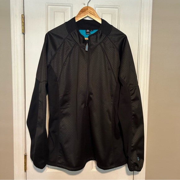 AXIAL Block Jacket Cycling Outdoor Mid Layer Jet Black Thermal Jacket | Size XL - Picture 1 of 11